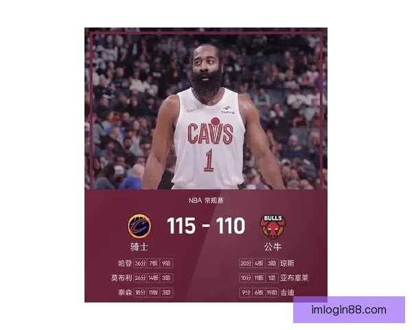 哈登：骑士生涯新高36分背后 我们需要更职业一些球权处理显得漫不经心